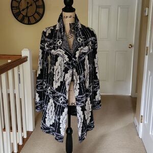 Lucky Brand Sweater,Black/Gray,Sz Sm